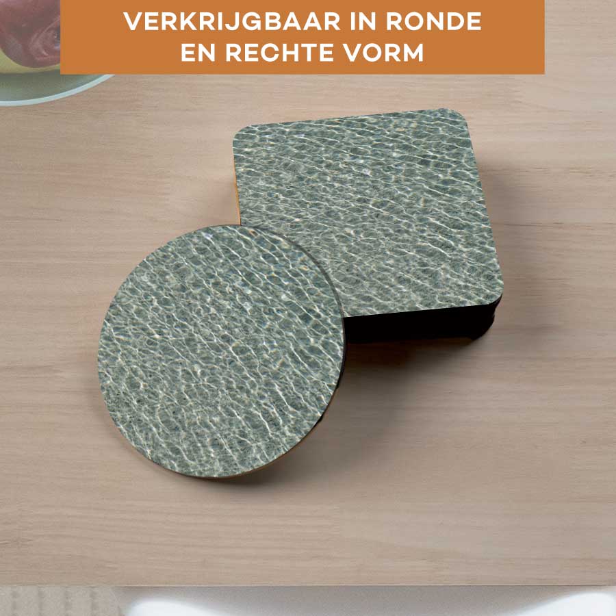 Onderzetter - Helderblauwe zee