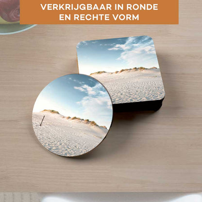 Onderzetter - Zandduin zonsondergang