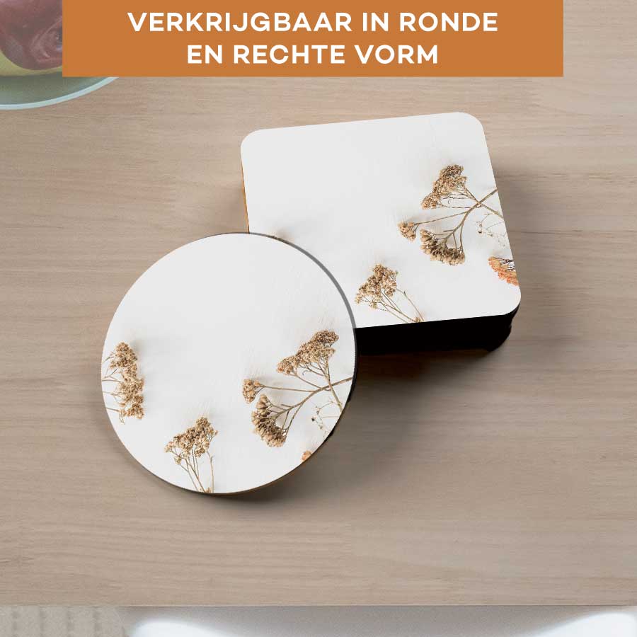Onderzetter - Droogbloemen