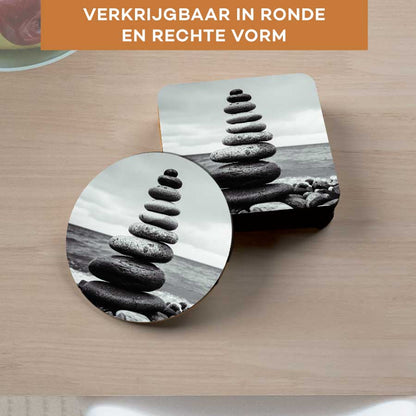 Onderzetter - Stenen in balans