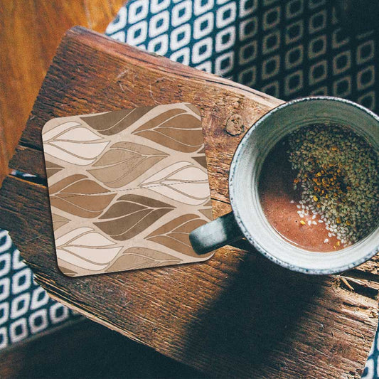 Onderzetter - Golvende bladeren