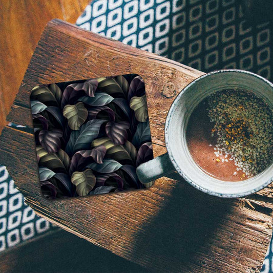 Onderzetter - Tropische bladeren