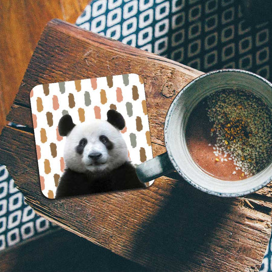 Onderzetter - Funny panda vlekken