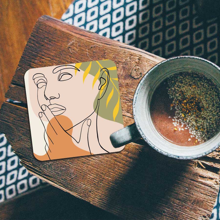 Onderzetter - Gracieuze vrouw