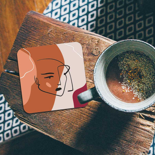Onderzetter - Terracotta vrouw