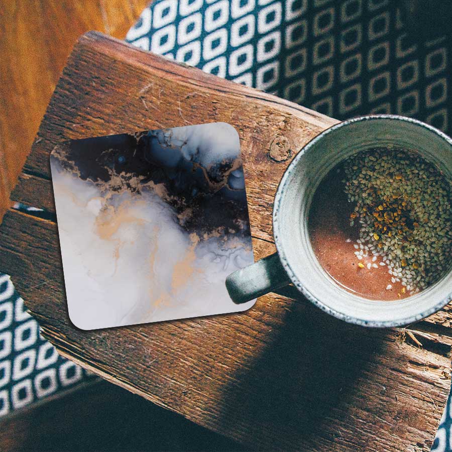 Onderzetter - Marmer Blauw-Paars