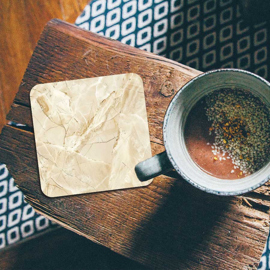 Onderzetter - Marmer Beige