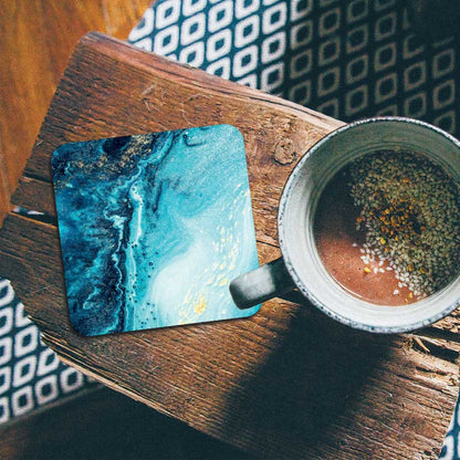 Onderzetter - Marmer Oceaan