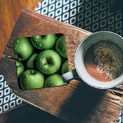Onderzetter - Groene appels