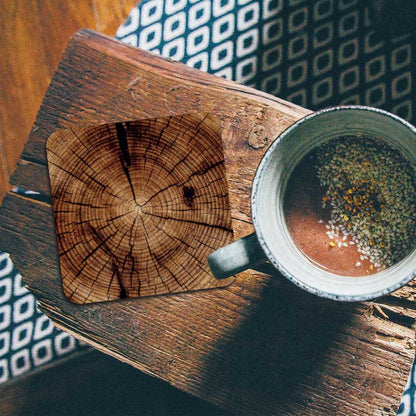 Onderzetter - Gekapte boom