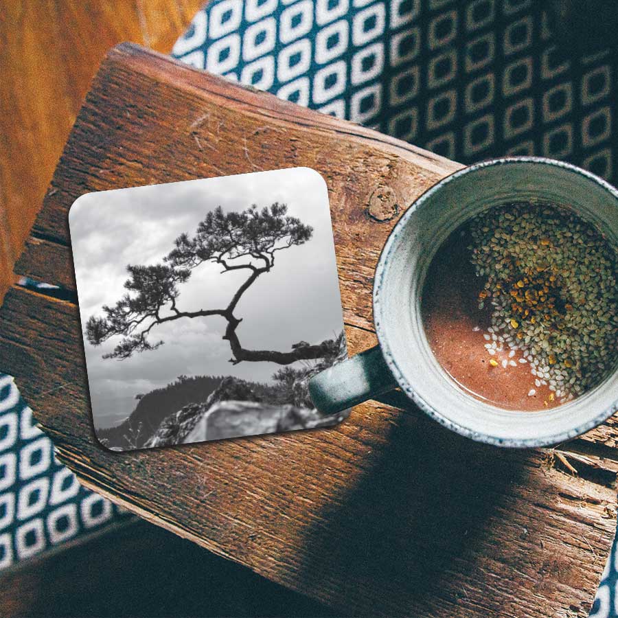 Onderzetter - Overhangende boom