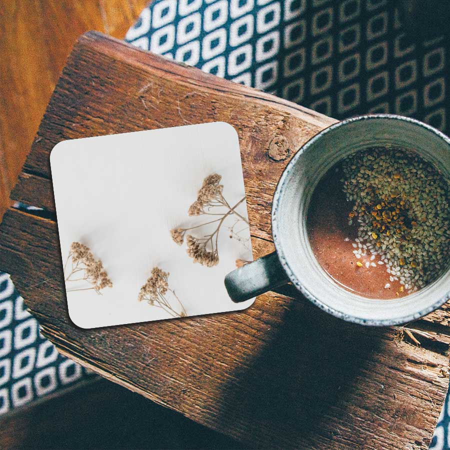 Onderzetter - Droogbloemen