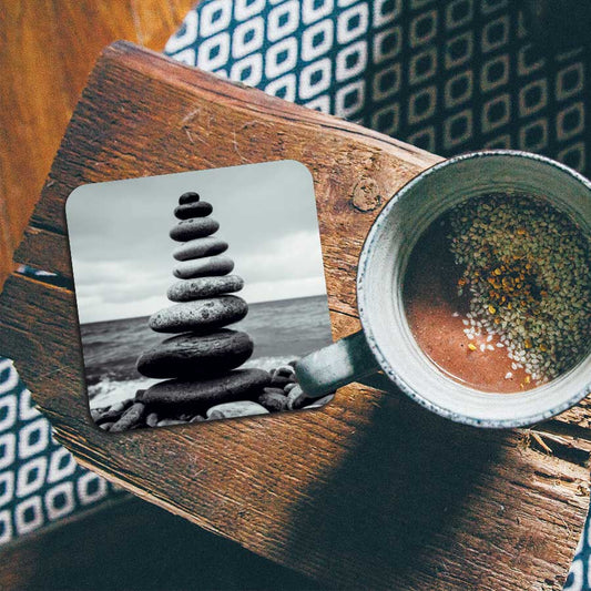 Onderzetter - Stenen in balans