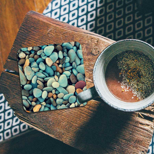 Onderzetter - Stenen strand