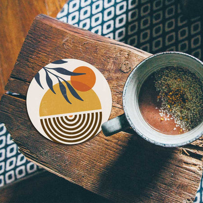 Onderzetter - Boho zonsondergang