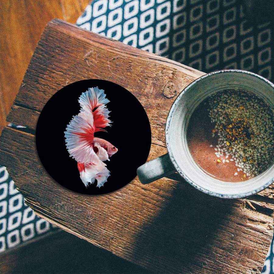 Onderzetter - Betta vis