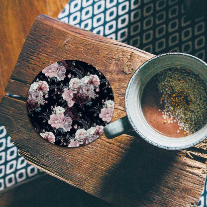 Onderzetter - Floral roze