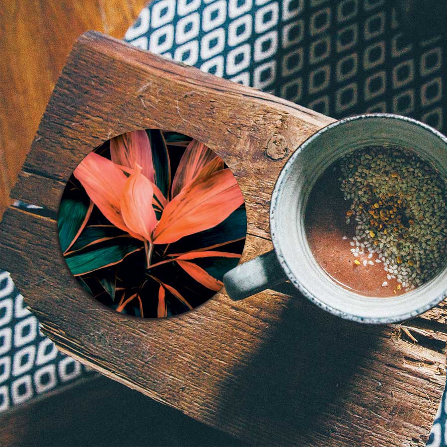 Onderzetter - Tropische bloem