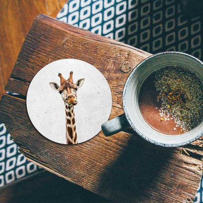 Onderzetter - Funny giraf beton