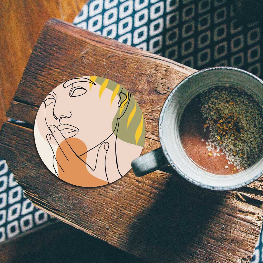 Onderzetter - Gracieuze vrouw