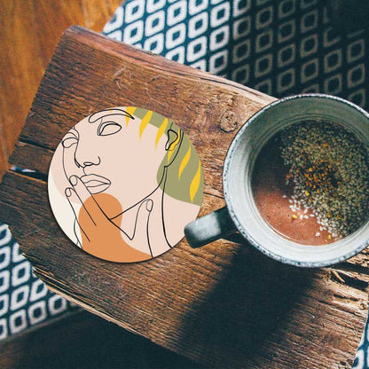 Onderzetter - Gracieuze vrouw