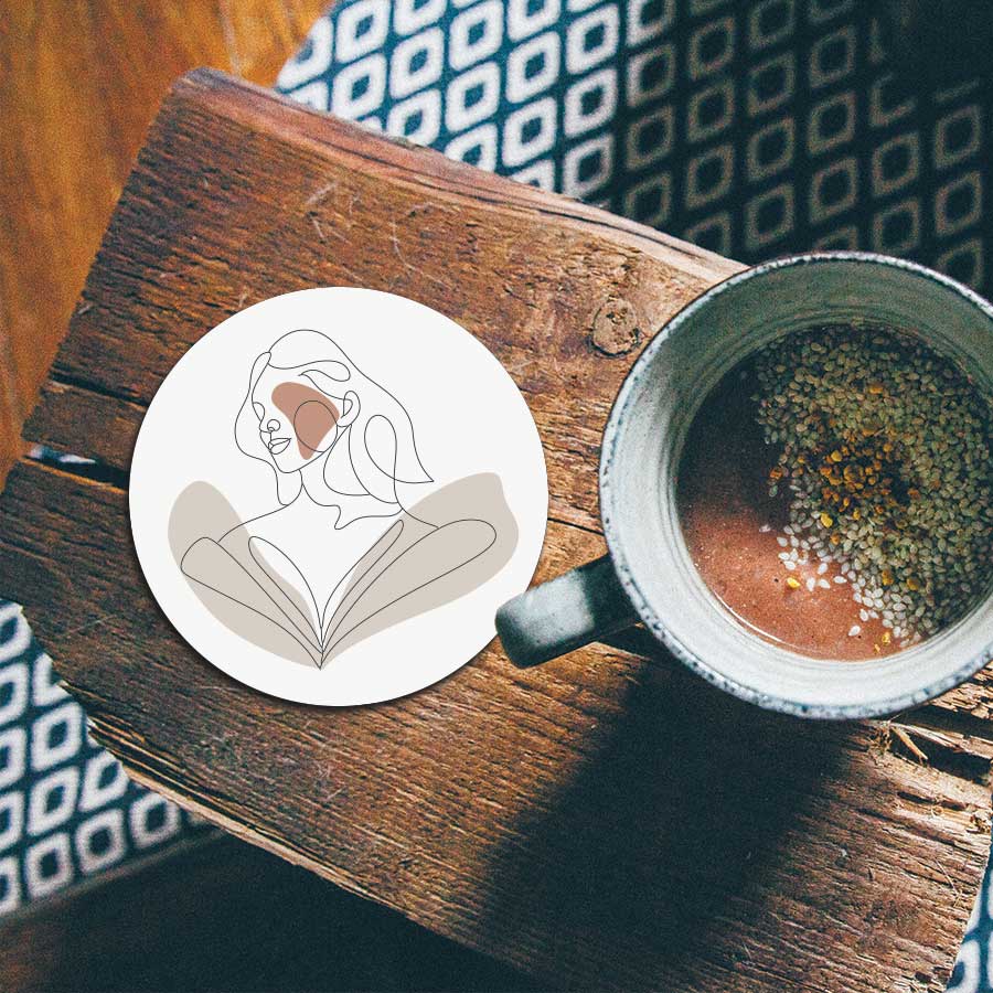 Onderzetter - Wings of grace