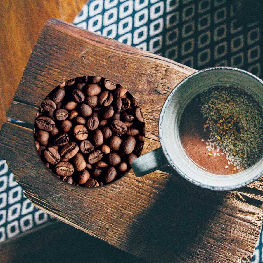 Onderzetter - Koffiebonen