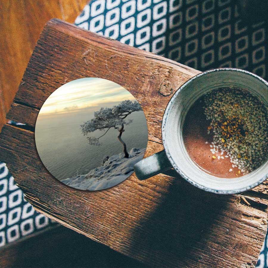 Onderzetter - Winterboom