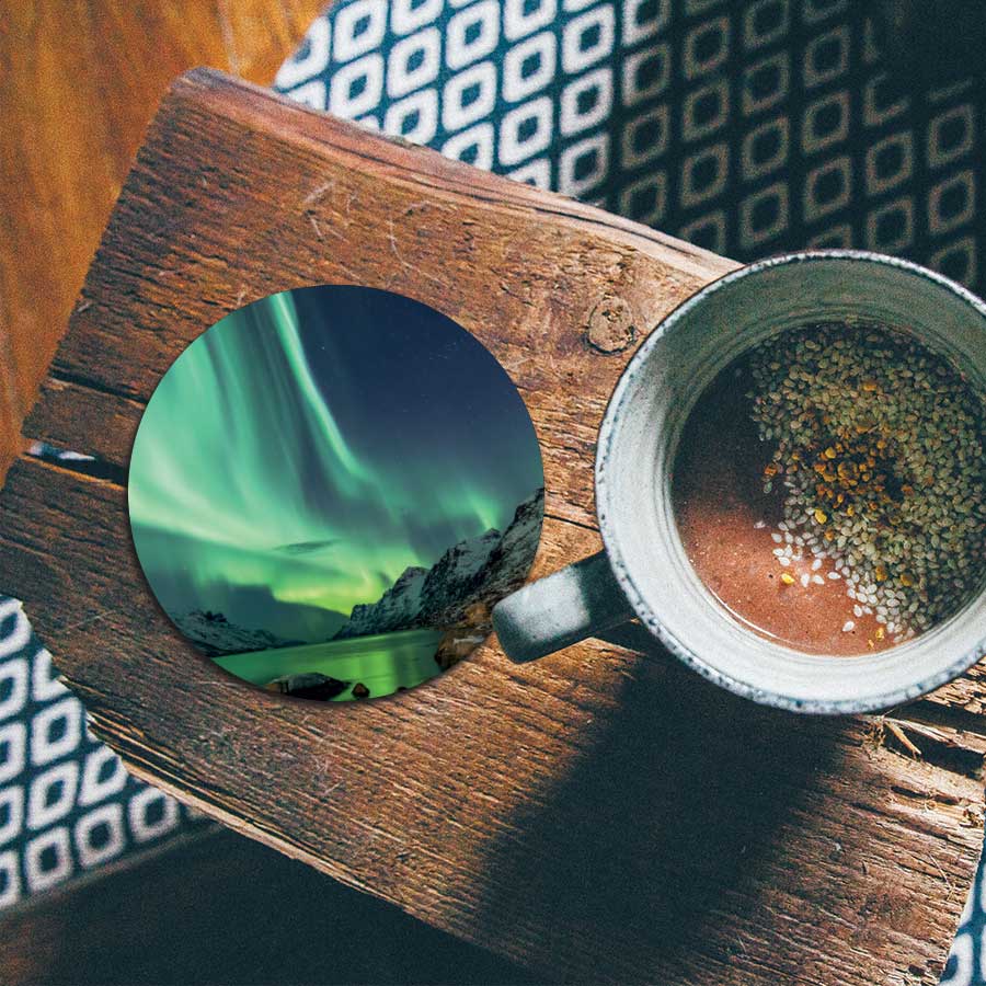 Onderzetter - Noorderlicht