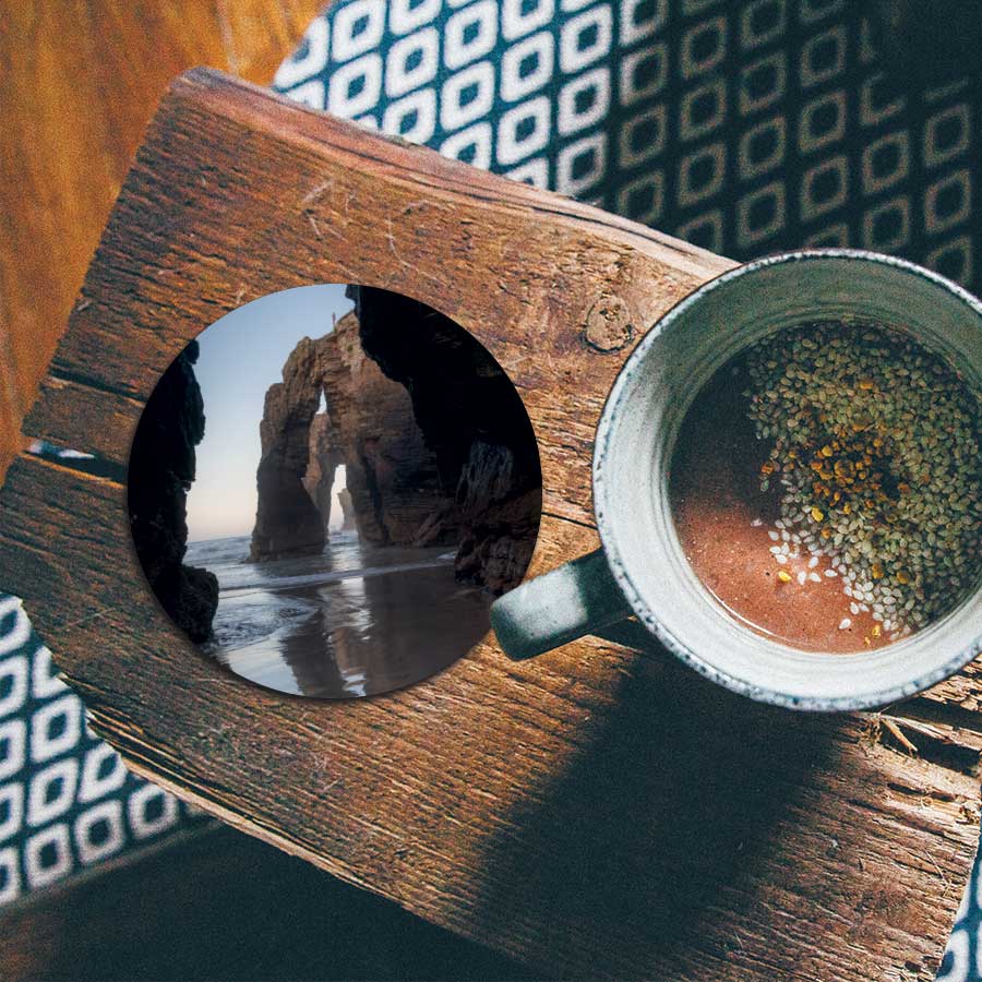 Onderzetter - Natuurlijke bogen