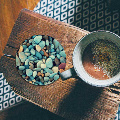 Onderzetter - Stenen strand