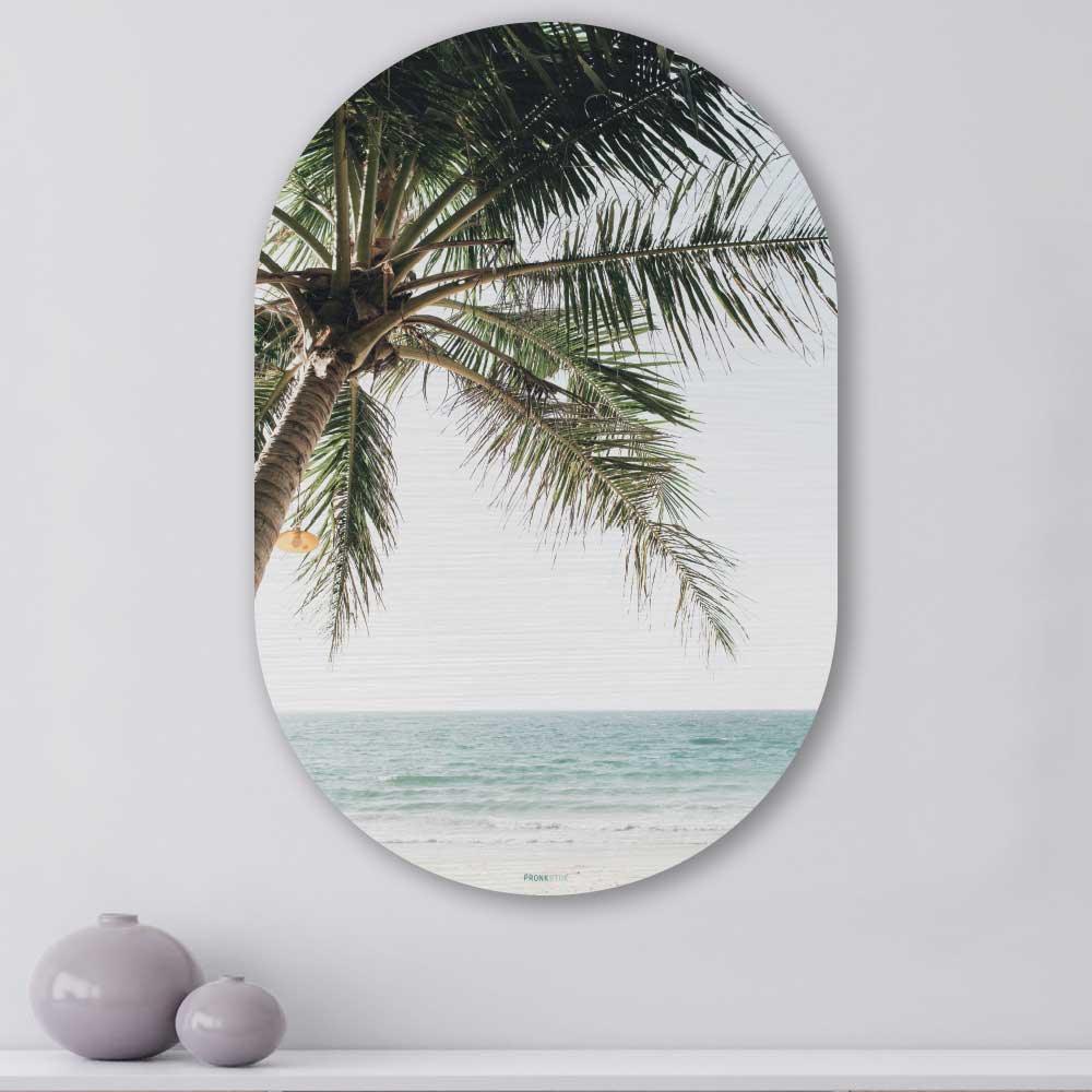 Muurovaal - Palmstrand - Aluminium